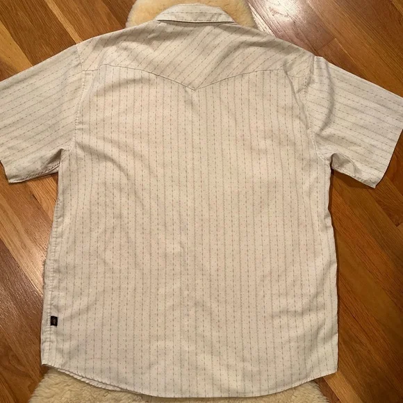 Howler Bros striped cotton-poly blend western pearl snap shirt - Picture 2 of 12